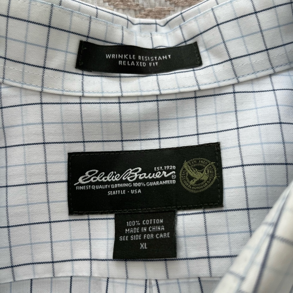 Eddie Bauer XL button down shirt. Mint condition
